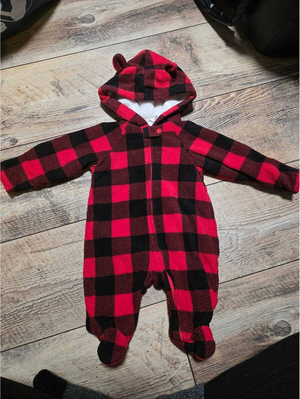 Baby 0-3 month bunting snow suit fleece